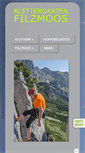 Mobile Screenshot of klettergarten-filzmoos.at
