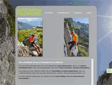 Tablet Screenshot of klettergarten-filzmoos.at